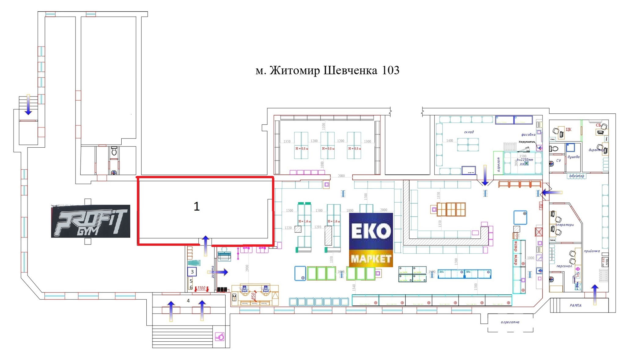  Торговые площади, Житомир, W-776705 - Фото 2